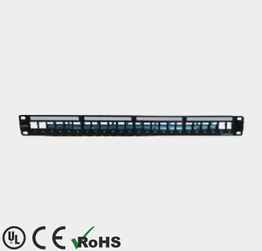 CAT 6 48 port blank panel tool less